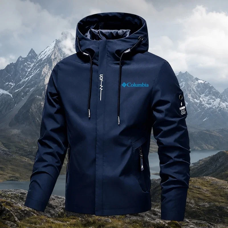 Cycling Commuter Jacket - 2026 Men's Waterproof Raincoat Hooded Lightweight