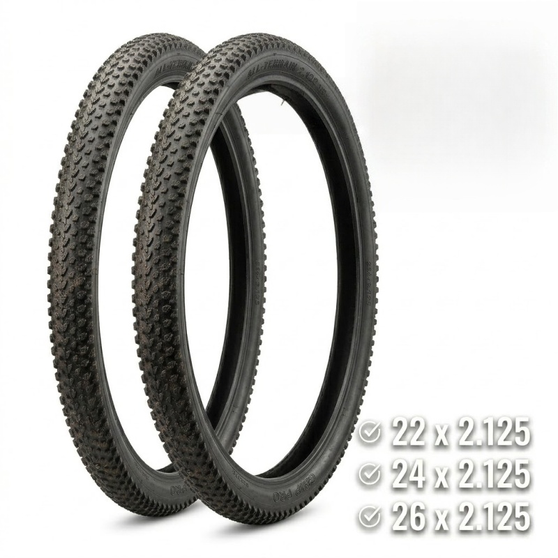 Commuting With Bike - 2PCS Bicycle Tires 22/24/26 X 2.125