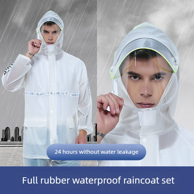 Reflective Two Piece Motorcycl - Cycling Commuter Rain Jacket review and price
