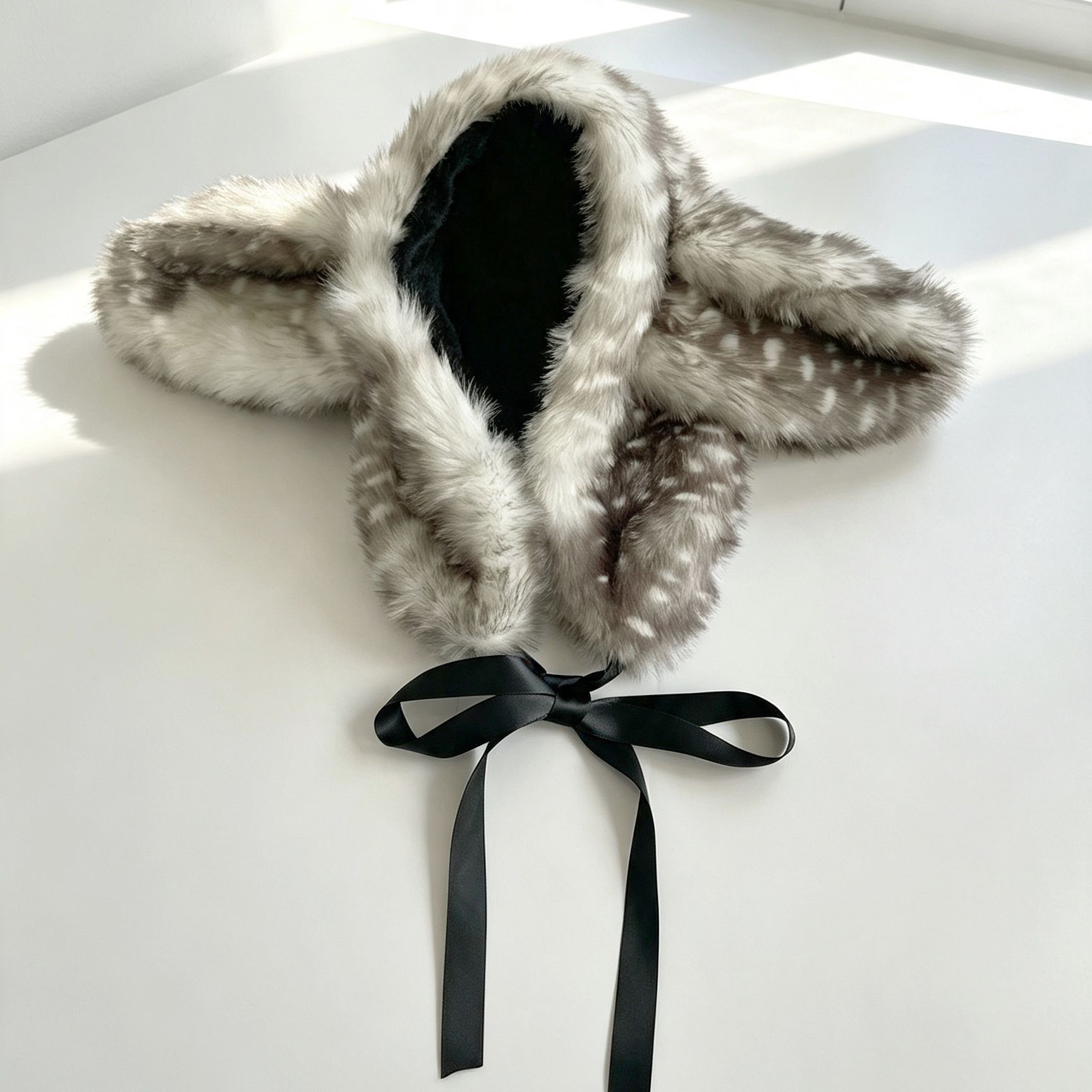 Winter Elk Print Plush Earmuff - Winter Cycling Commute review and price
