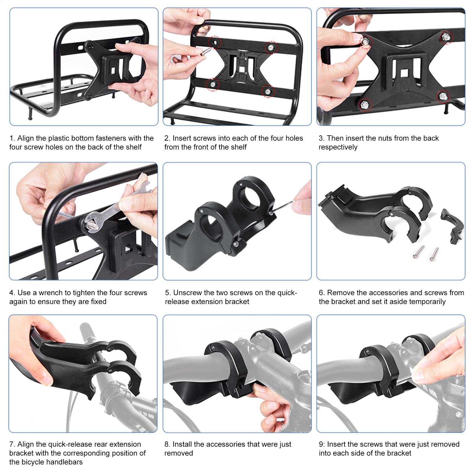 Front Bike Rack Quick Release  - Cargo Rack Aluminum review and price