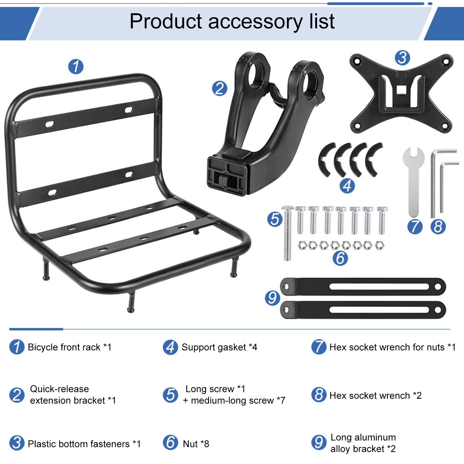 Front Bike Rack Quick Release  - Cargo Rack Aluminum review and price