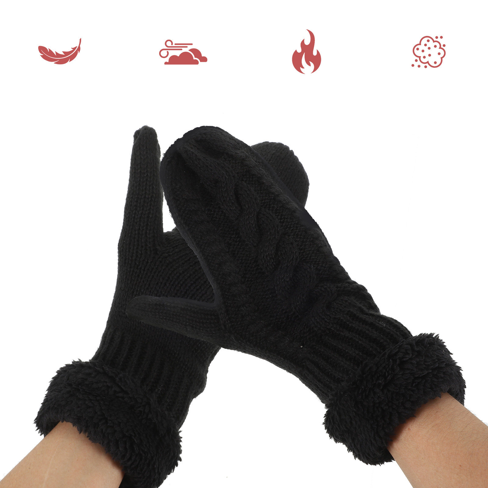 1Pair Adult Winter Gloves Thic - Winter Cycling Commute review and price