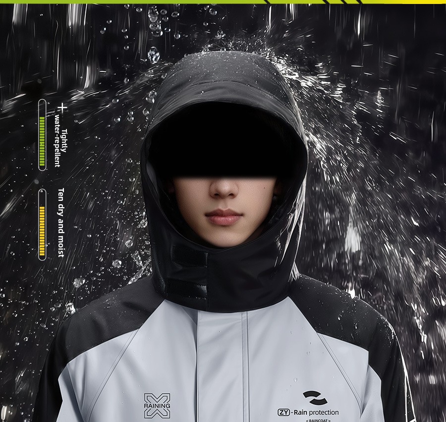 Heavy Duty Two Piece Motorcycl - Cycling Commuter Rain Jacket review and price