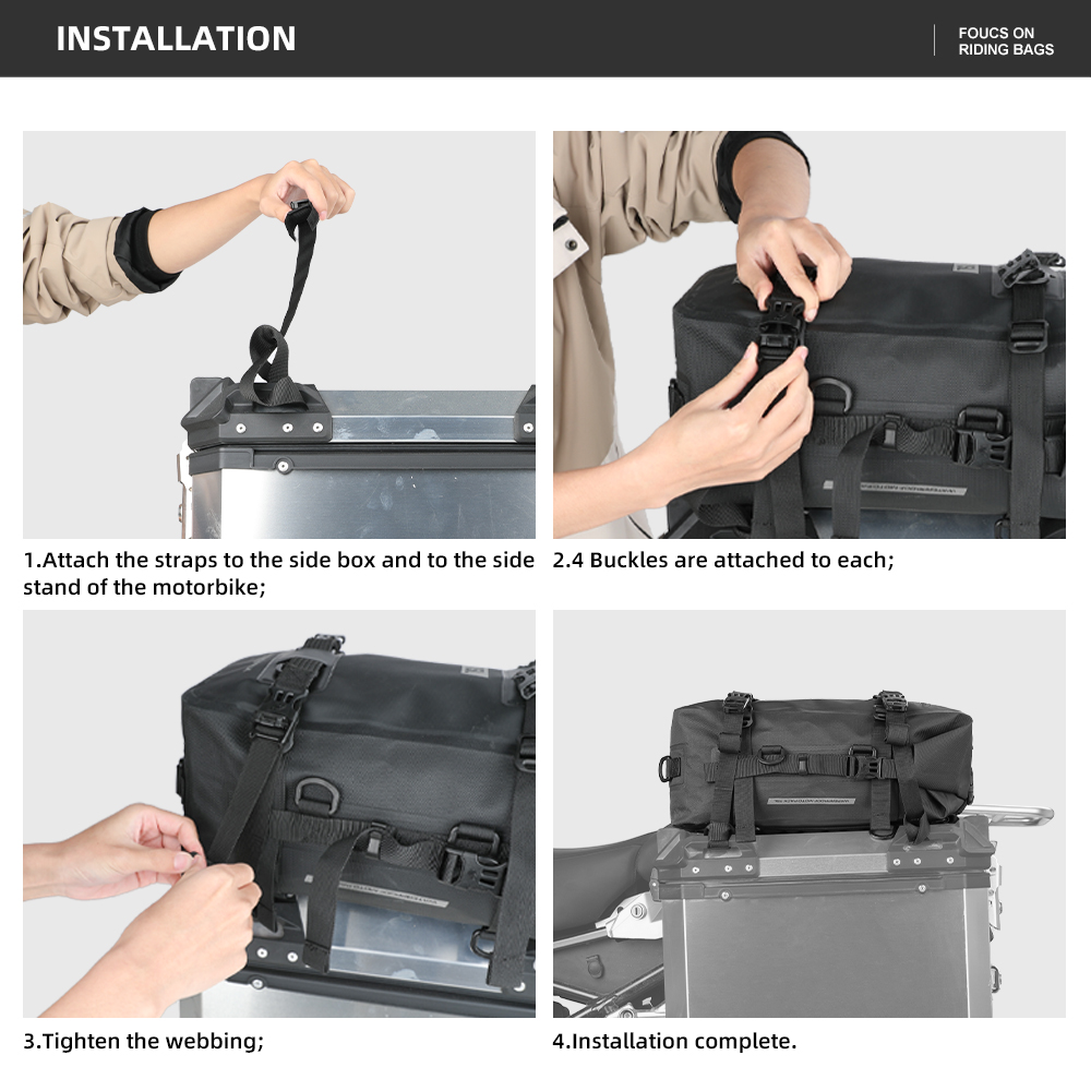 Rhinowalk Motorcycle Box Top P - Panniers Waterproof Rear review and price